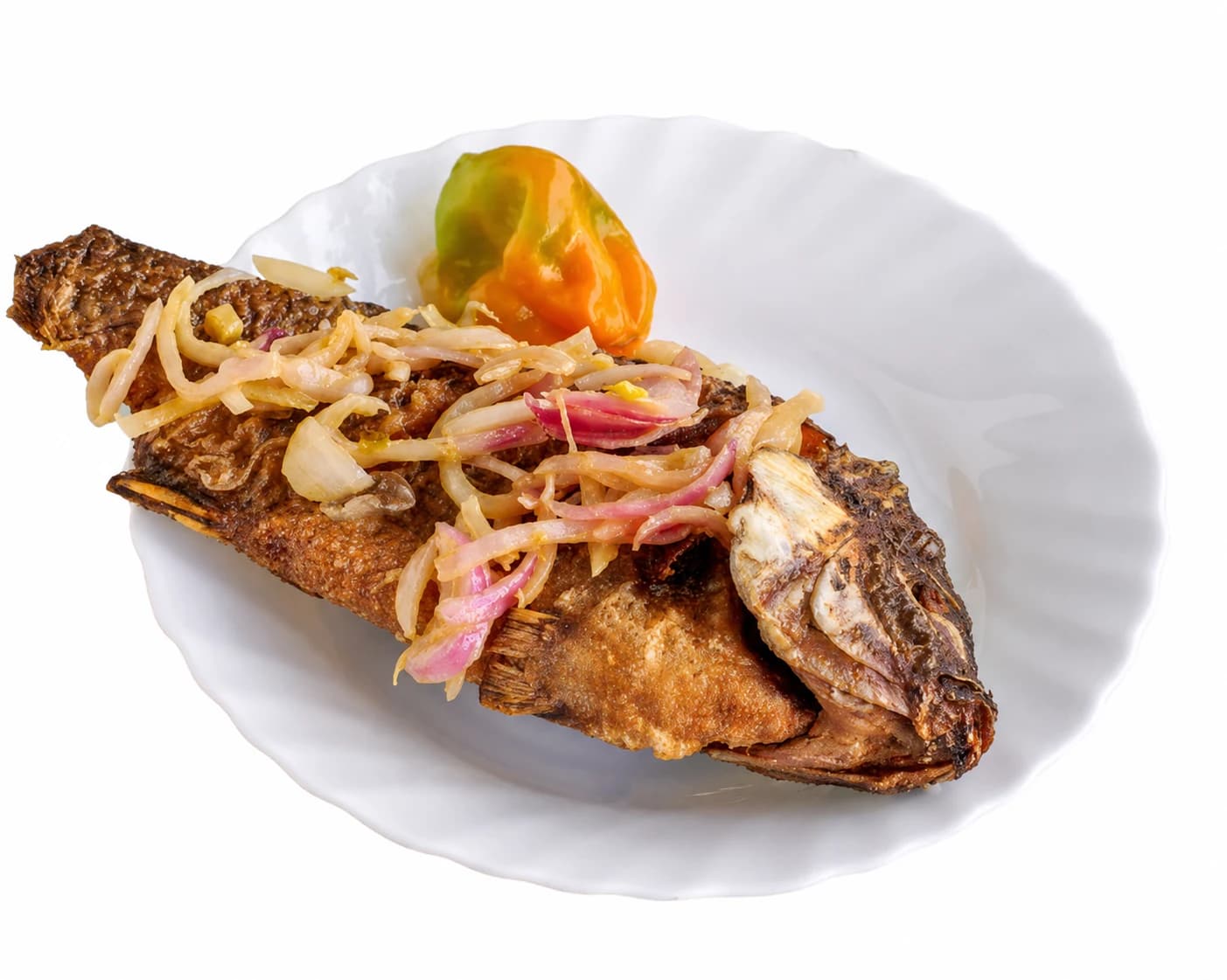 Poisson aux oignons
