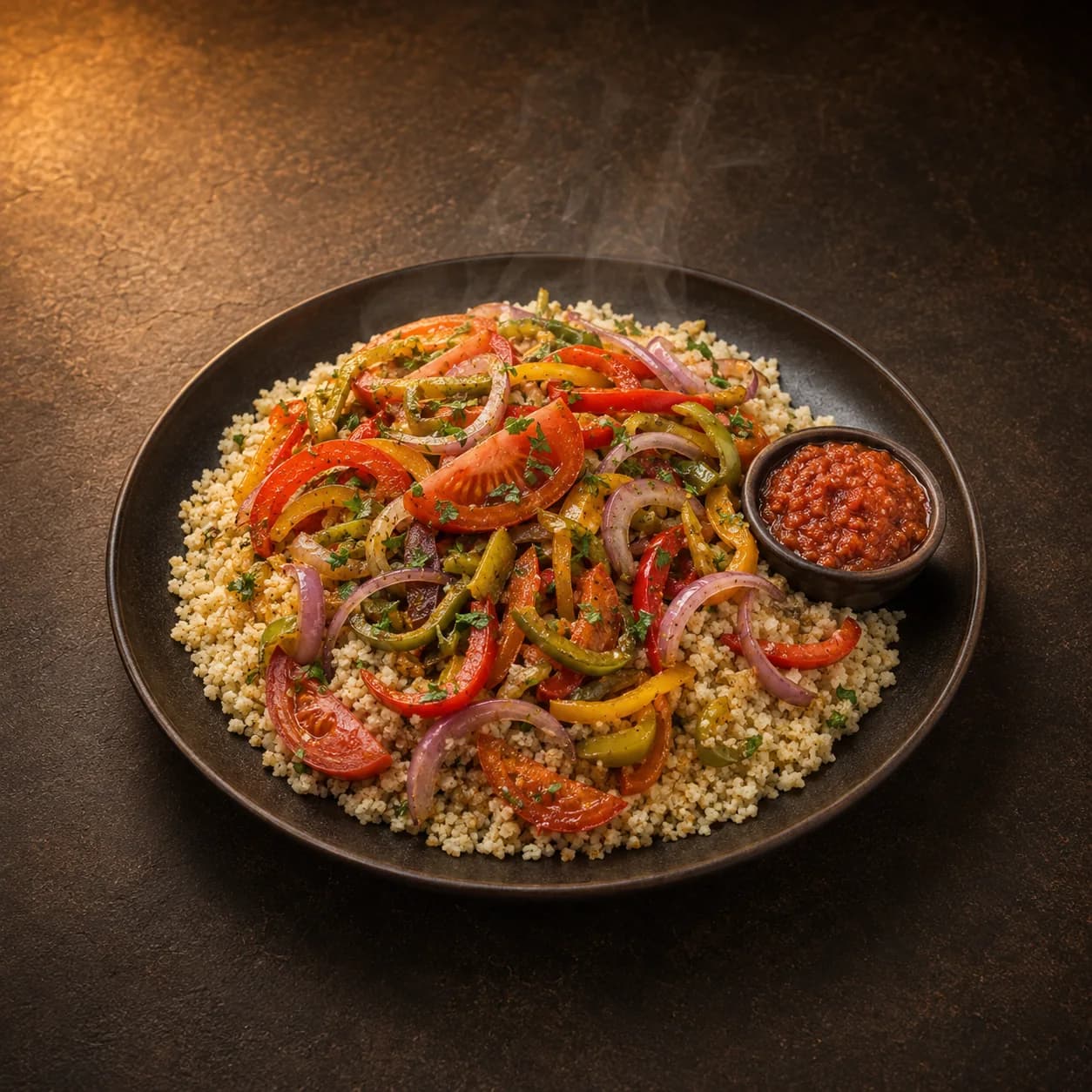 Attiéké légumes
