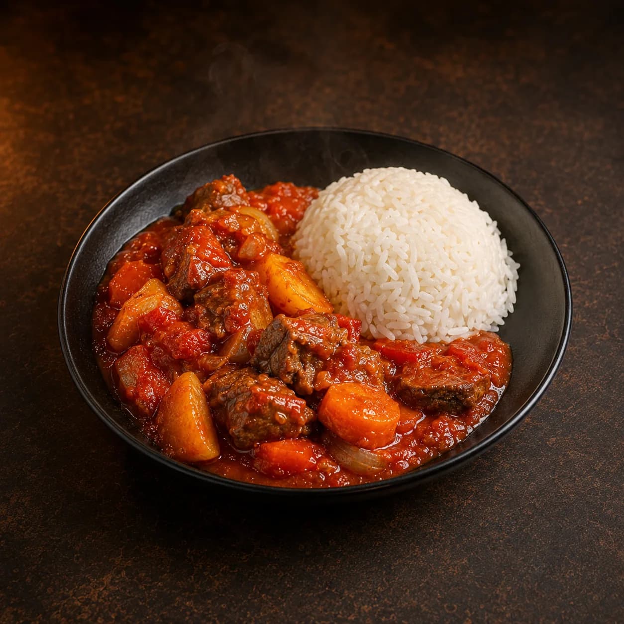 Sauce tomate & riz blanc